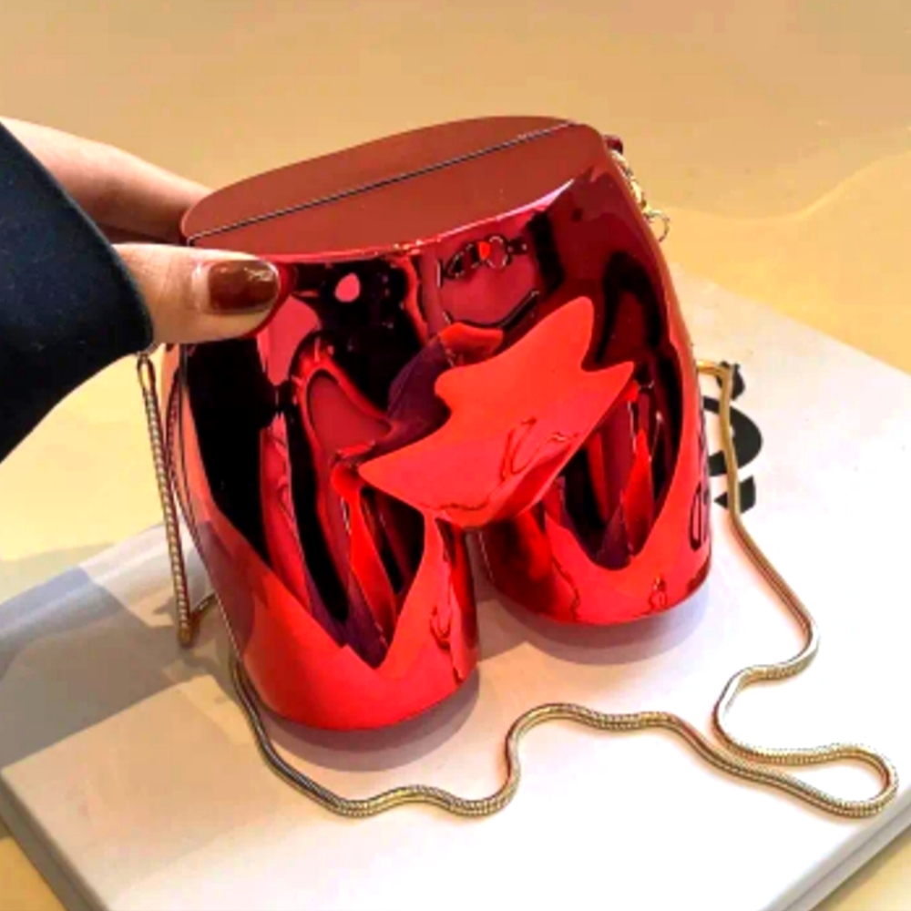 Red Body of Heart Hand Bag | Butt Shape Bags